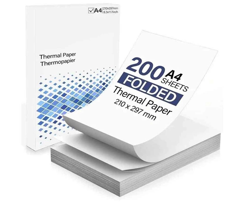 New 100 Sheets Foldable Thermal Paper A4