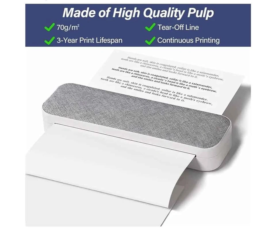 New 100 Sheets Foldable Thermal Paper A4 - photo 4