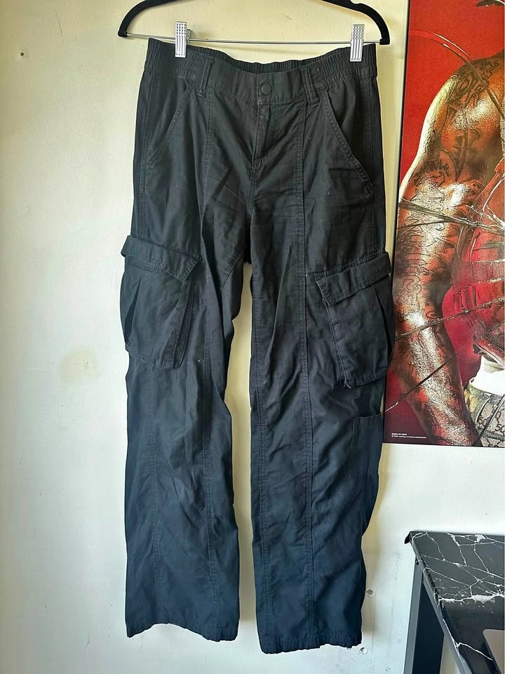 Black Cargo Pants Size 4