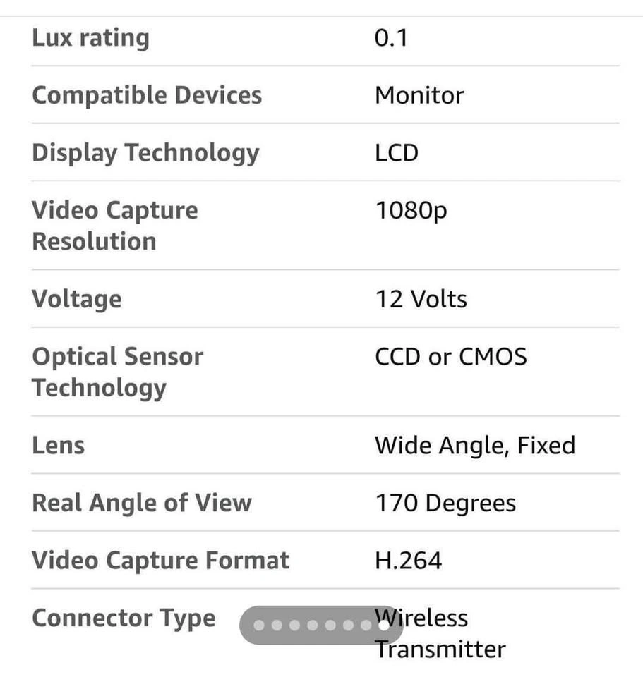 Brand new Foxpark Camera for Reversing Camera WIRELESS - photo 5