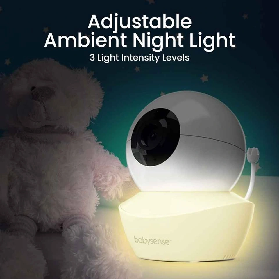 New Babysense 5" HD Split-Screen Baby Monitor with 2 Cameras - photo 3