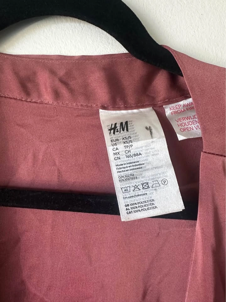 H&M Satin Robe XS/S - photo 2