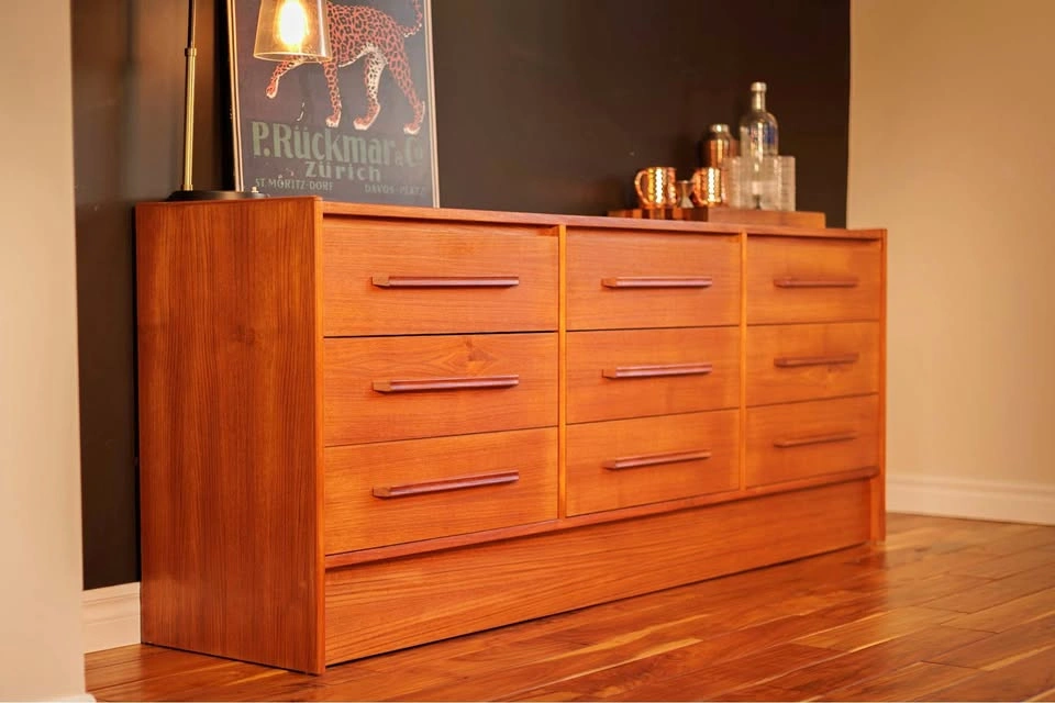 Teak mid century modern (MCM) sideboard