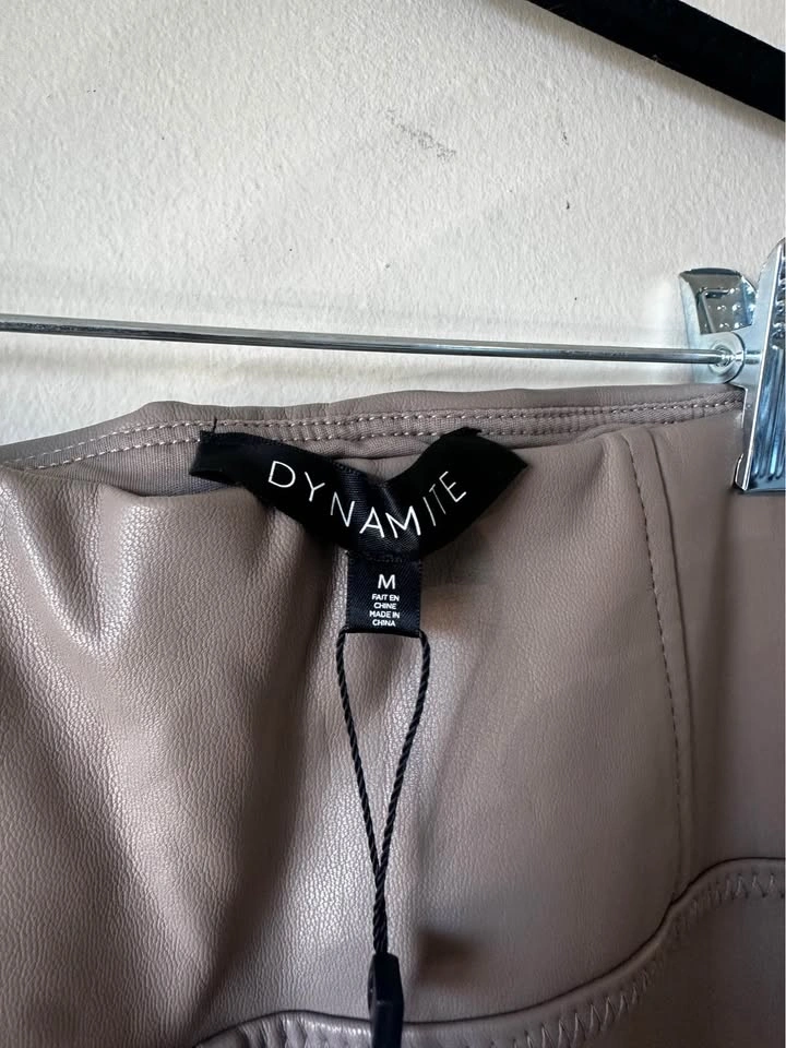 Dynamite Faux Leather Leggings - photo 2