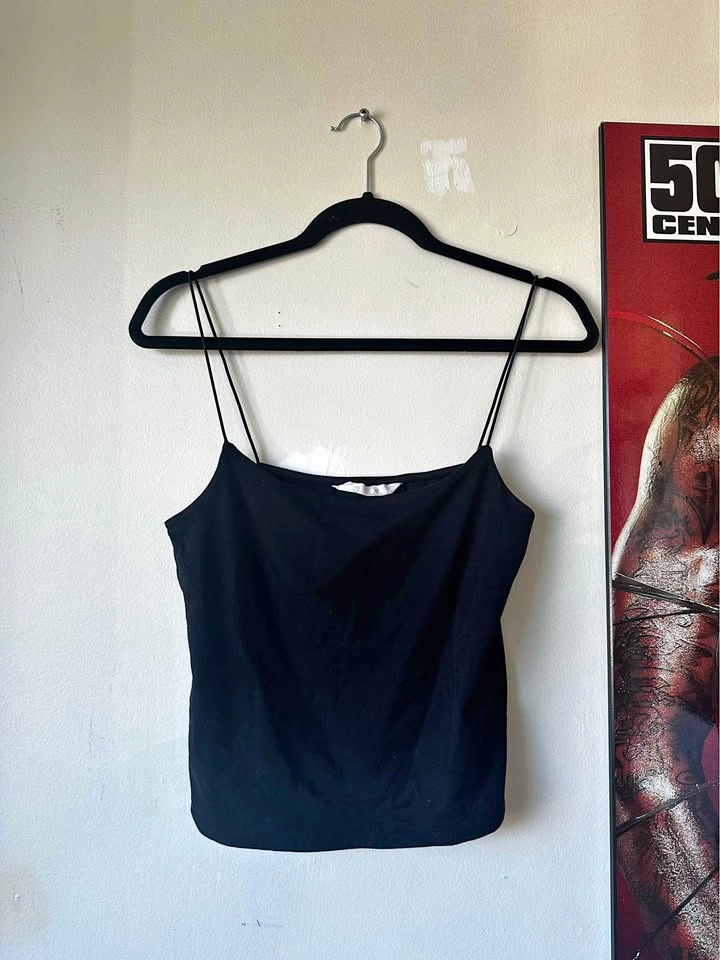 H&M Black Spaghetti Strap Camisole