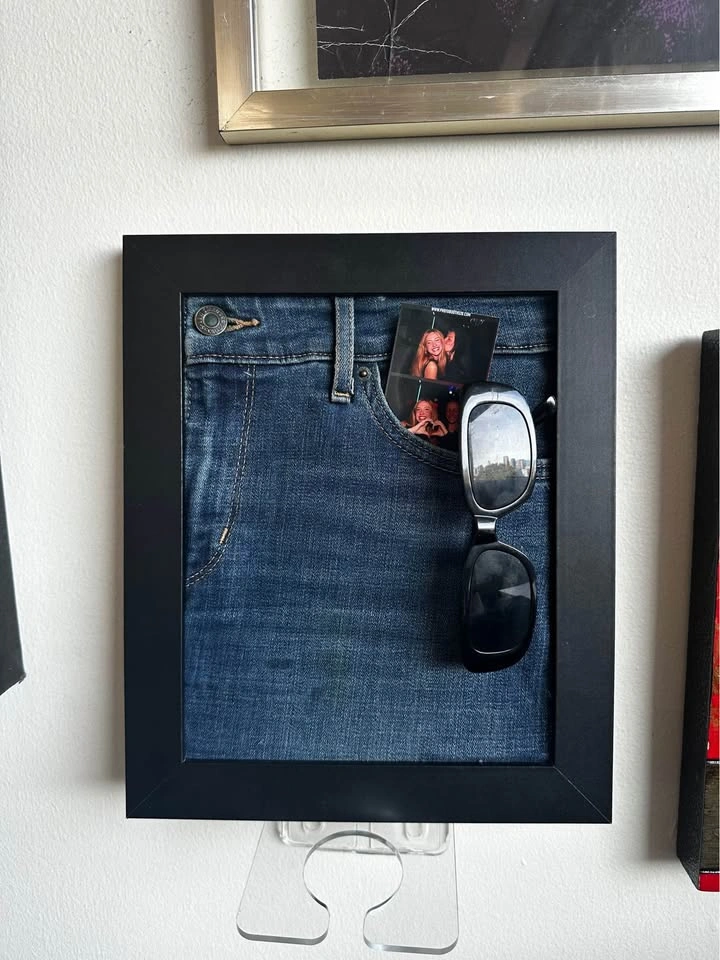 Framed Levi's Denim Pocket Wall Art