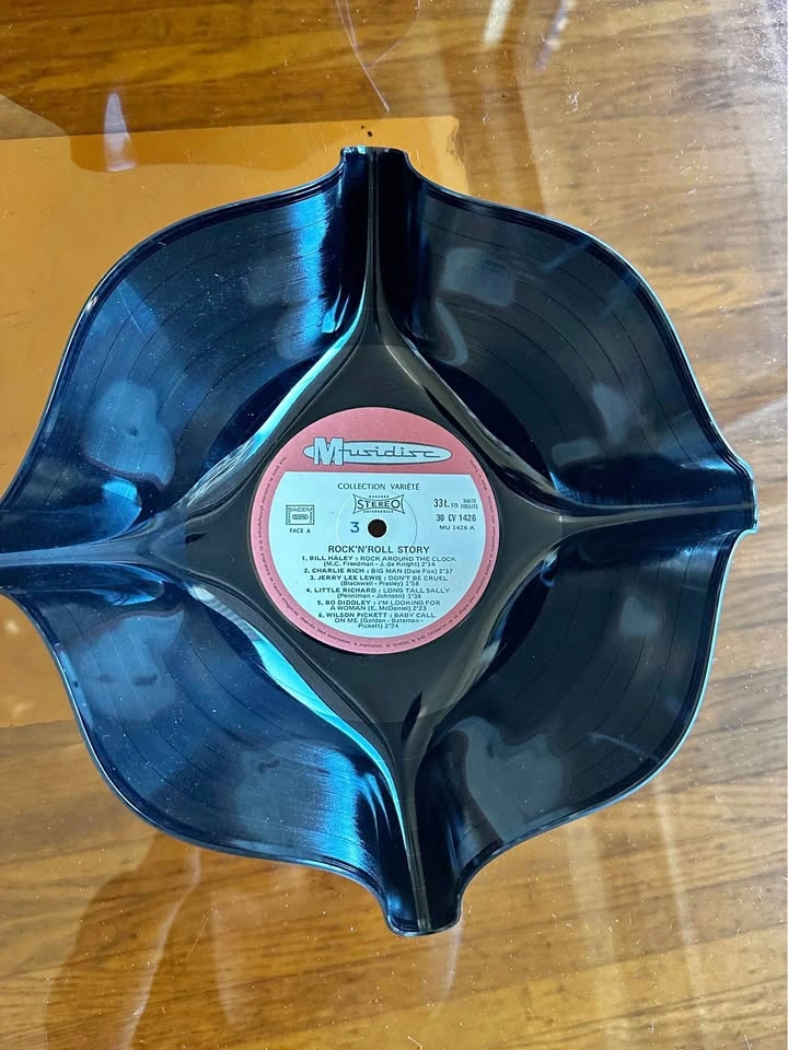 Handmade Vinyl Record Bowl
