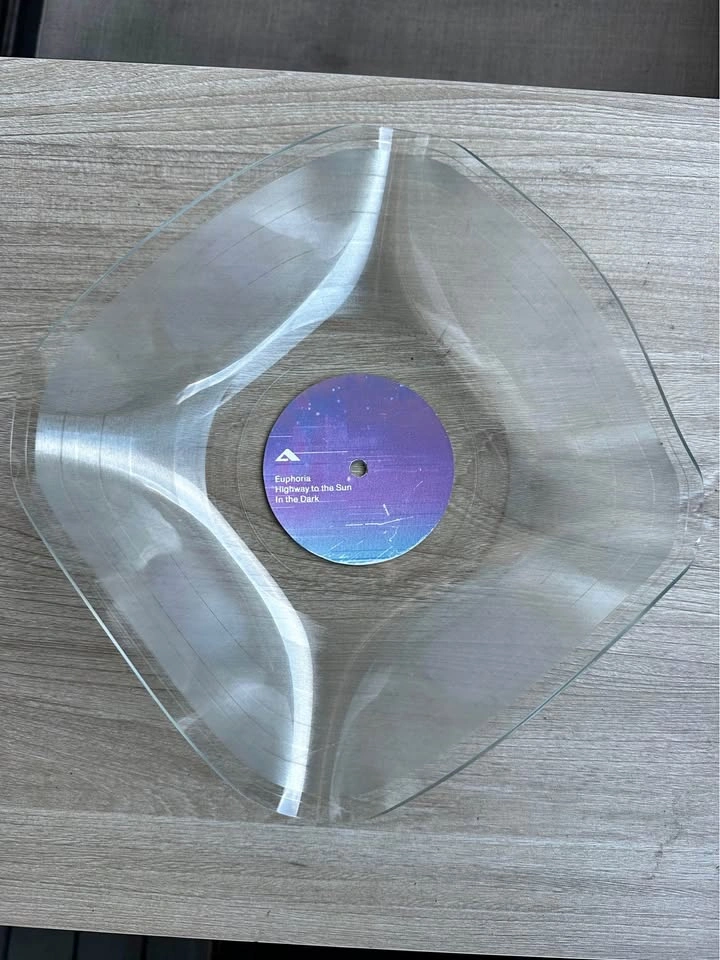 Clear Vinyl Record Bowl