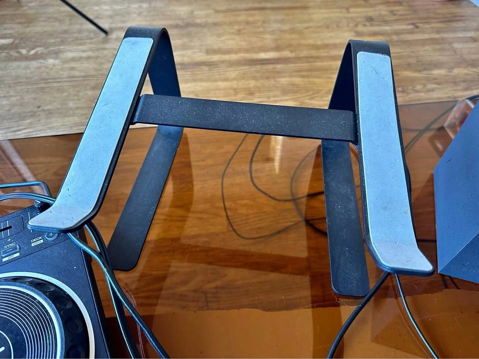 Black Metal Laptop Stand