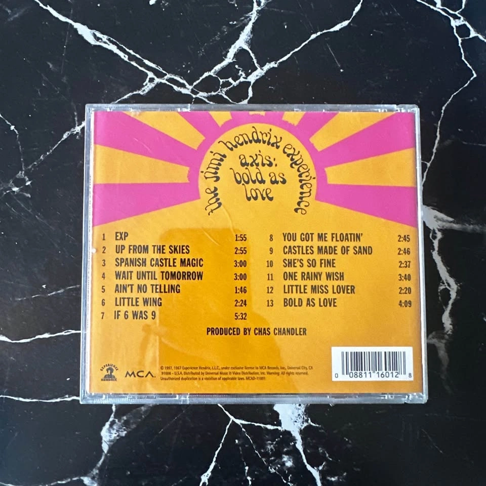 The Jimi Hendrix Experience - Axis: Bold as Love CD - photo 2