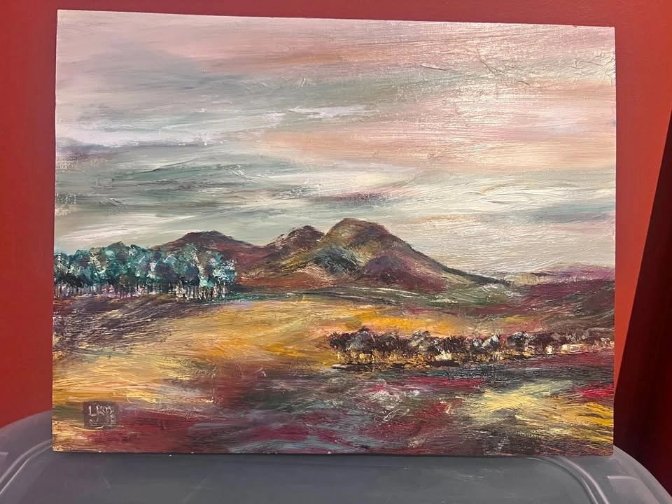 Original Art Painting - Scotland Scenery