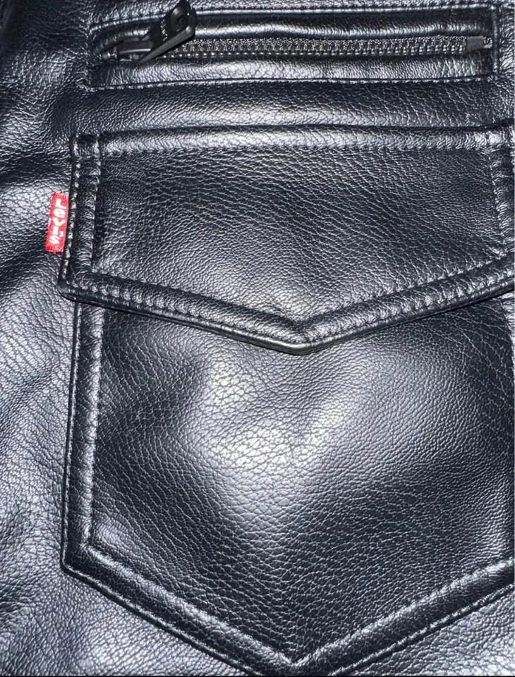 NEW WITH TAGS Men's Sherpa Lined Faux Leather Aviator Bomber - photo 5