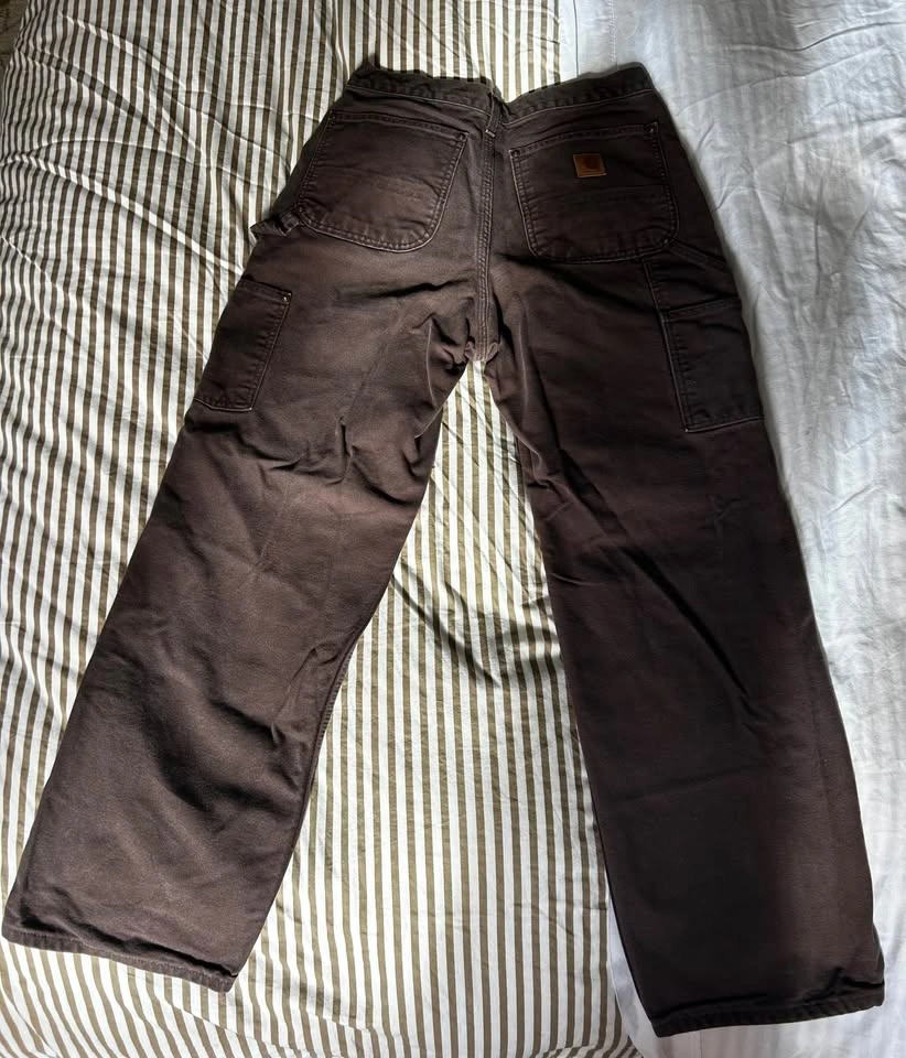 Brown Carhartt Work Pants 31x30 - photo 2
