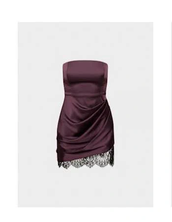 Aritzia Showtime Satin Mini Dress - Size 4 - photo 2