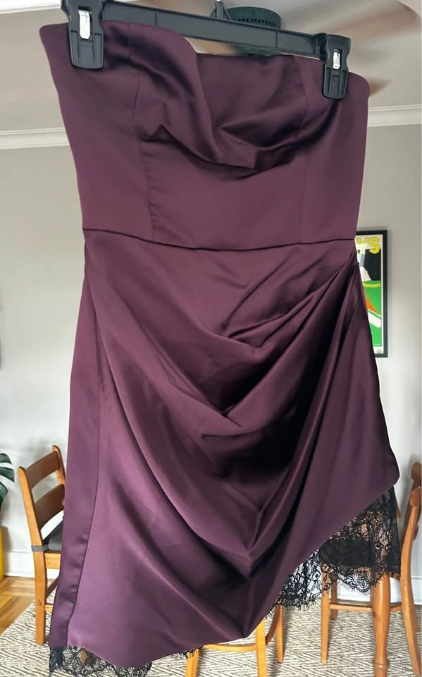 Aritzia Showtime Satin Mini Dress - Size 4 - photo 5