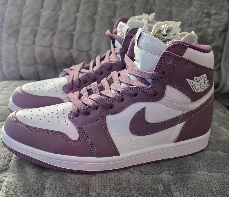 New Nike Air Jordan 1 Retro High OG Mauve Size 9.5 Men - photo 4