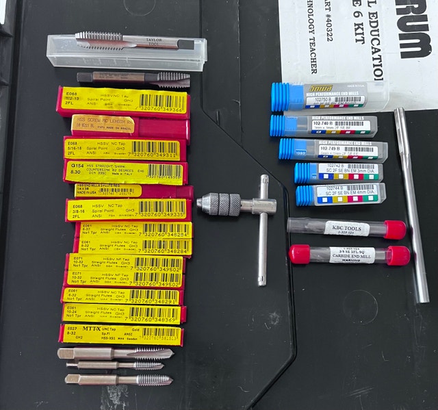 Precision Machining Tooling Lot (Dormer Taps, Sowa & KBC)