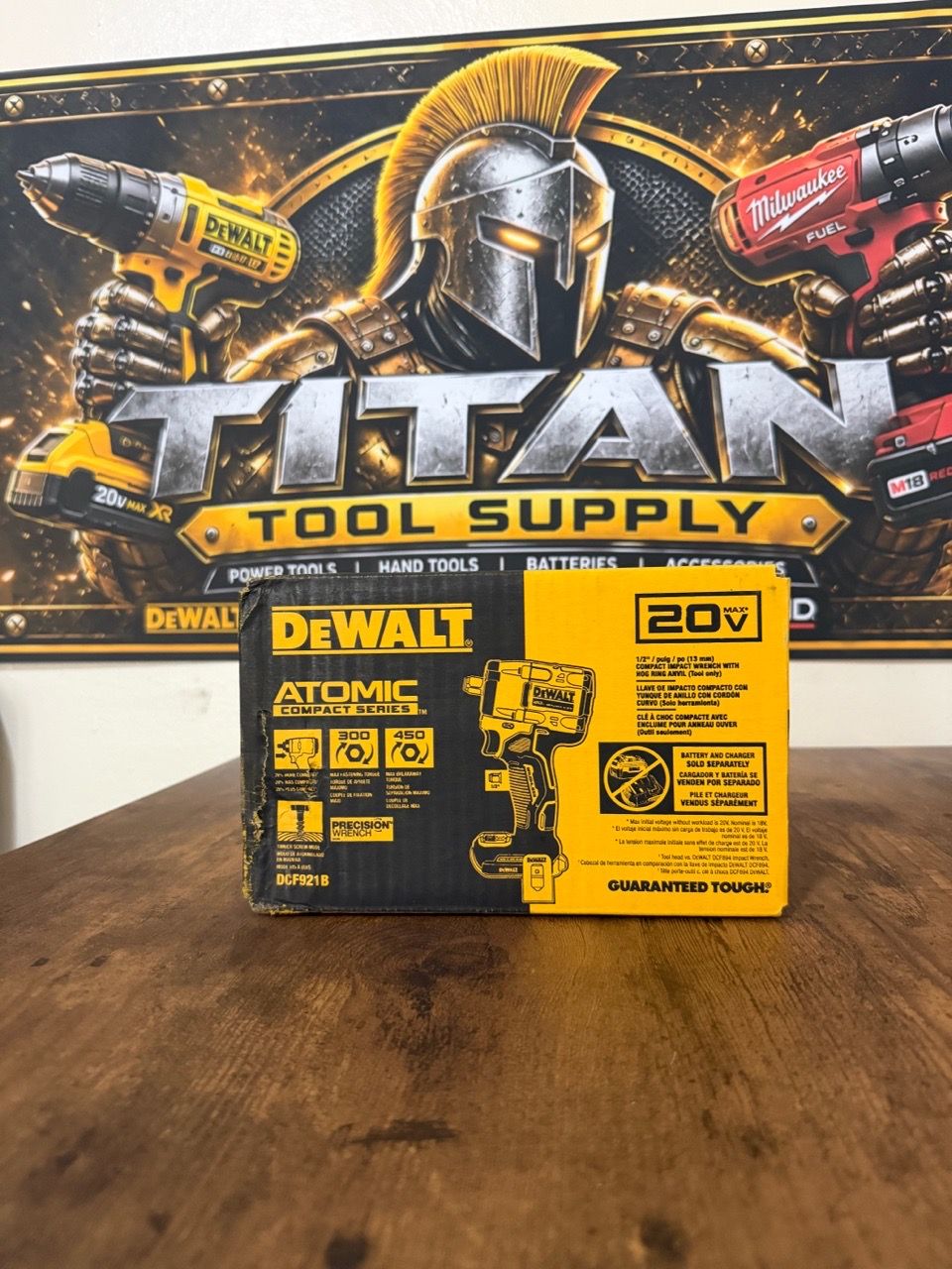 DEWALT ATOMIC DCF921B 20V MAX 1/2" Compact Impact Wrench