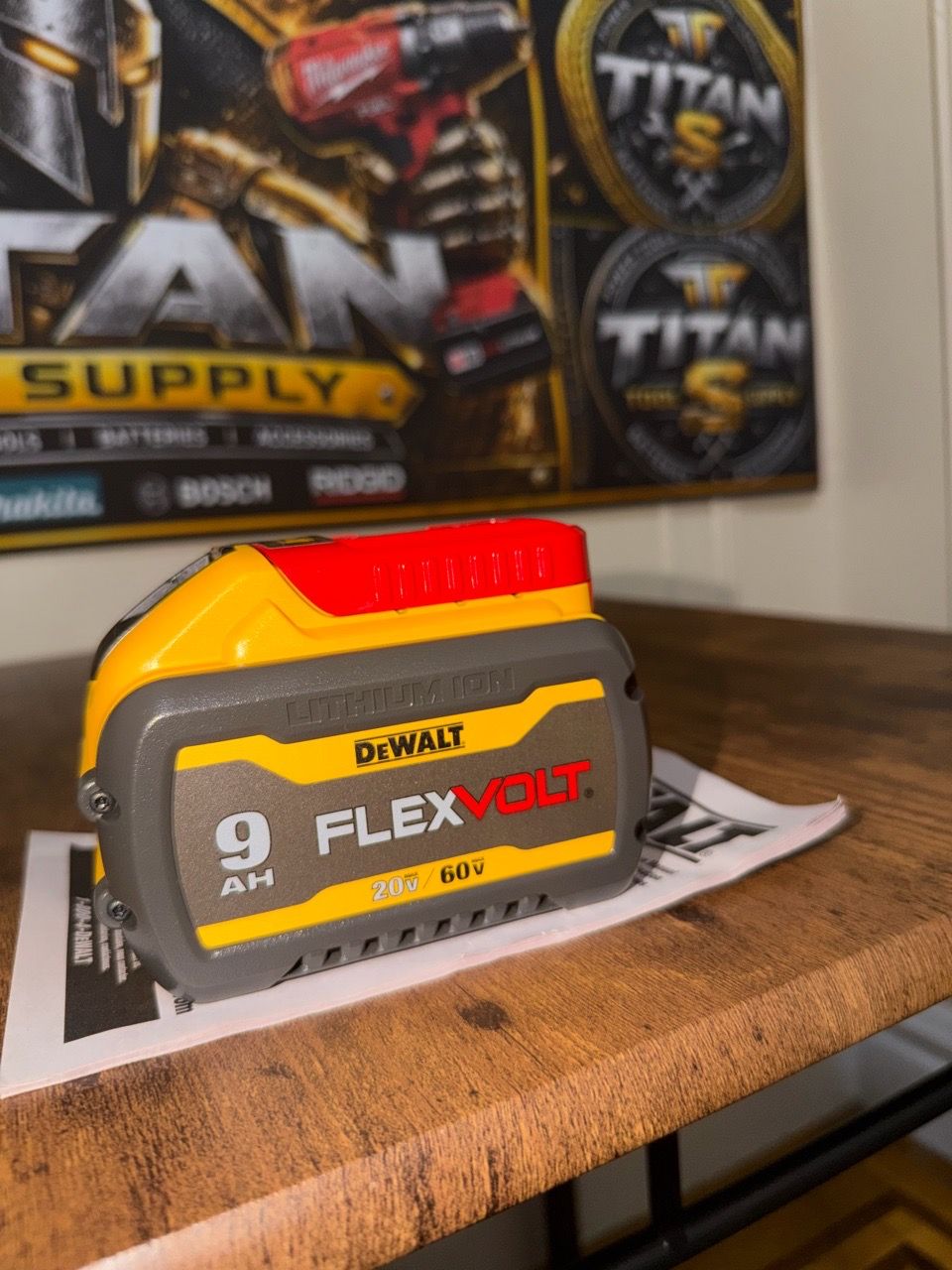DEWALT FLEXVOLT 20V/60V 9Ah Battery DCB609 - New Original - photo 3