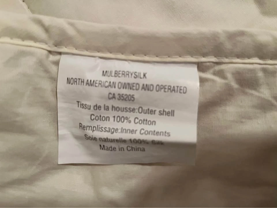 MulberrySilk 100% Natural Silk Mattress Topper – Queen size - photo 3