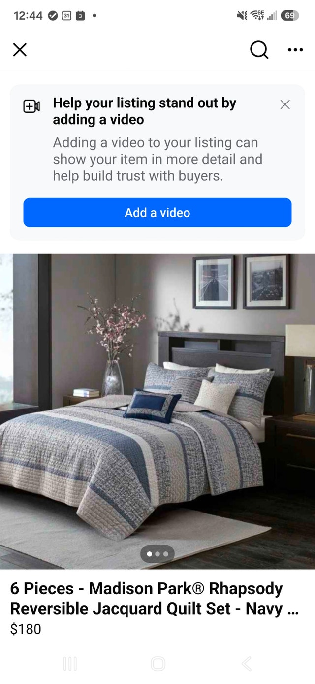 Madison Park® Rhapsody Reversible Jacquard Quilt Set - king