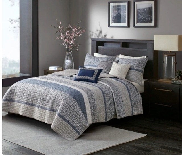 Madison Park® Rhapsody Reversible Jacquard Quilt Set - king - photo 2