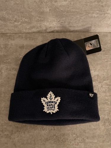 Toronto Maple Leafs NHL '47 Brand Navy Blue Knit Toque Beanie - photo 2