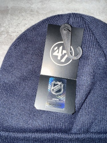 Toronto Maple Leafs NHL '47 Brand Navy Blue Knit Toque Beanie - photo 4