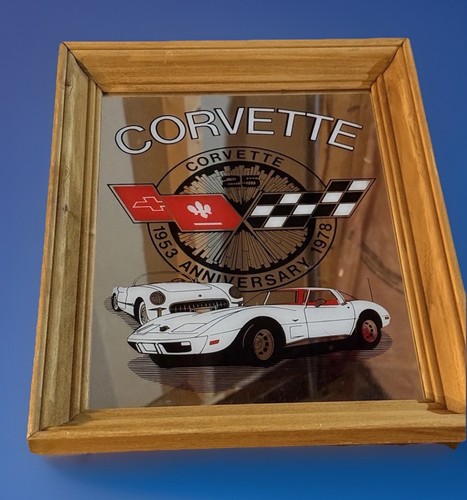 1978 Corvette 25th Anniversary Commemorative Mirror 10x12