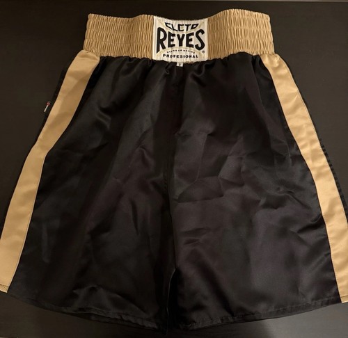 GOLD Everlast Boxing Gloves RARE Colour 12 oz + Cleto Reyes Trun - photo 2
