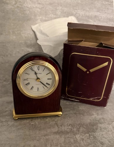 Vintage clock Domed/ balloon-style mantel New Old Stock