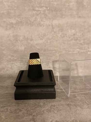 Gold 14K Natural Diamond Stone Custom Ring Size 8-9 - photo 2