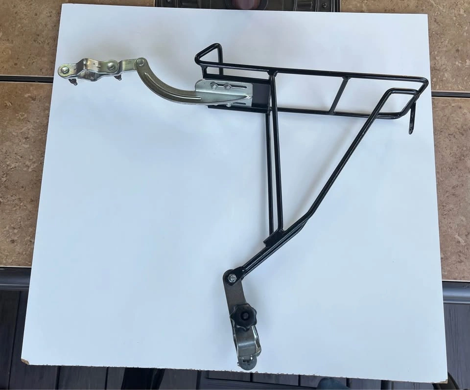 Adjustable Rear Bicycle Cargo Rack – Metal Bike Carrier - photo 2