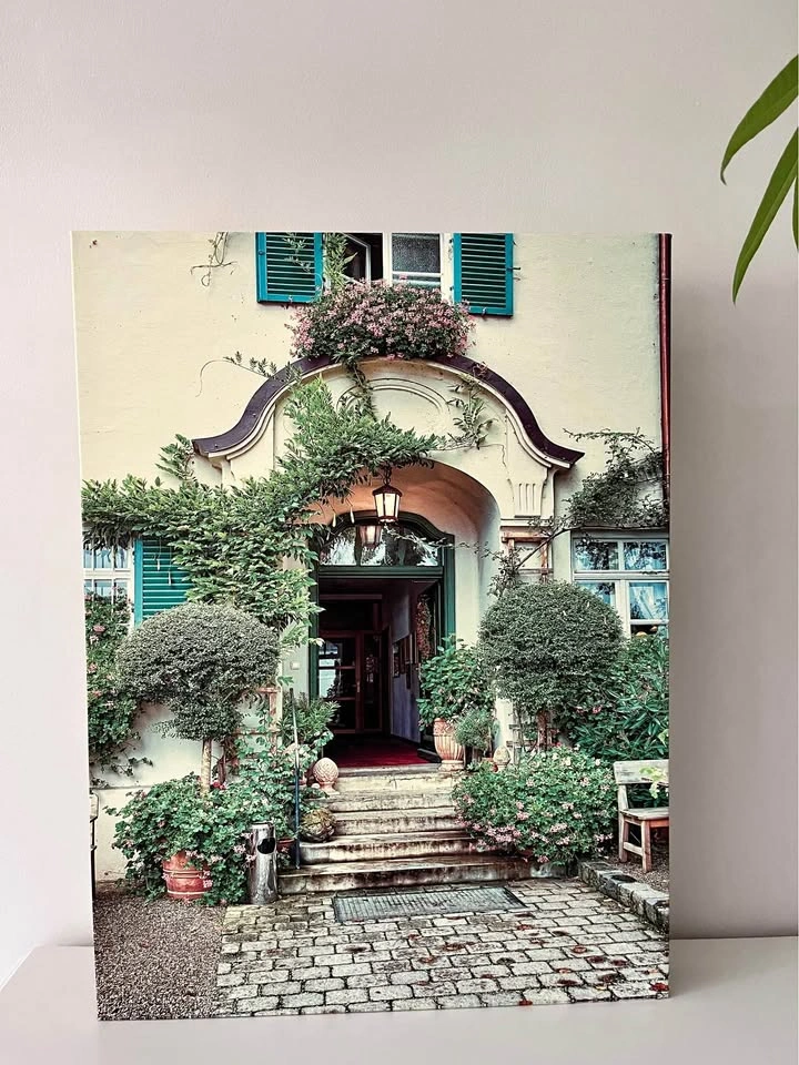“Door Always Open” Canvas Print – 18” x 24” – European Garden