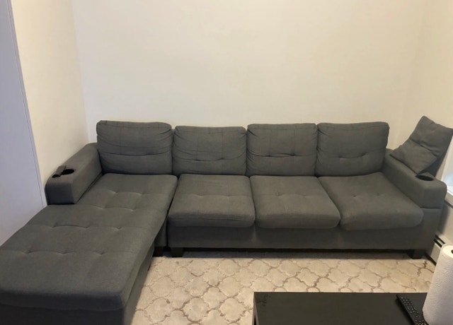 Condo/Basement Sectional Couch - photo 2