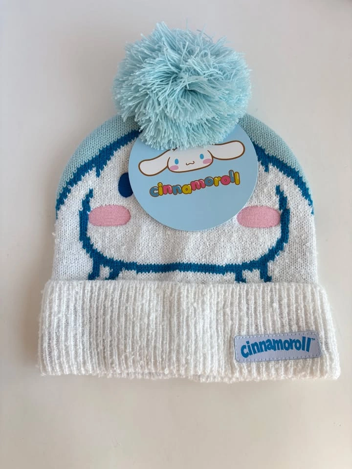NEW Sanrio Cinnamoroll Pom Pom Beanie Hat - photo 2