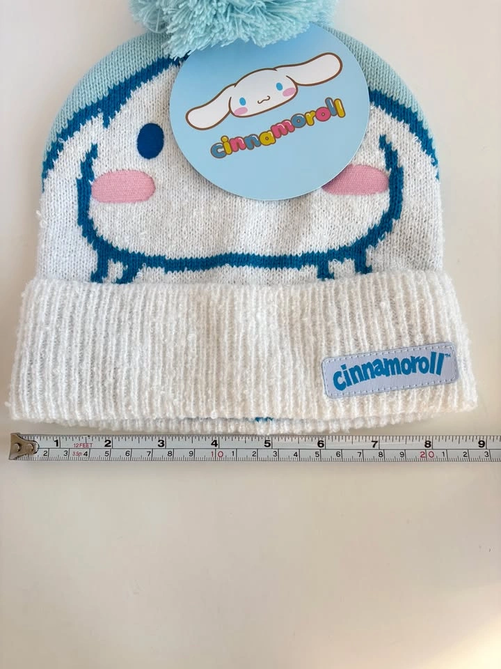 NEW Sanrio Cinnamoroll Pom Pom Beanie Hat - photo 4