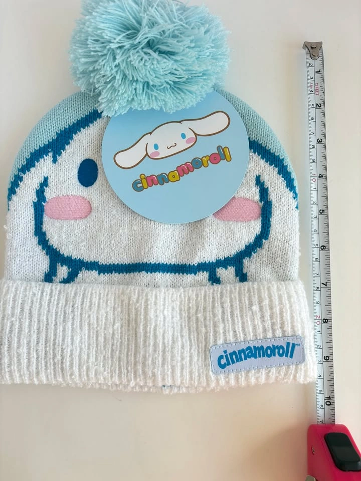 NEW Sanrio Cinnamoroll Pom Pom Beanie Hat - photo 5