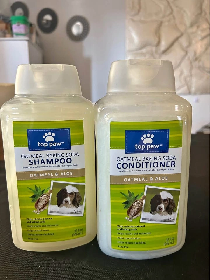 Never used Top Paw dog shampoo and conditioner set