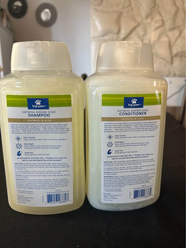Never used Top Paw dog shampoo and conditioner set - photo 2