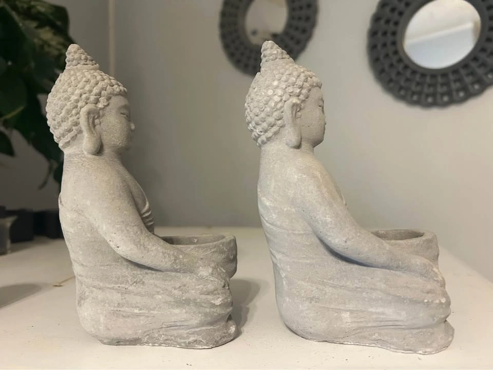 Buddha Tealight Candle Holders - Set of 2 - photo 4