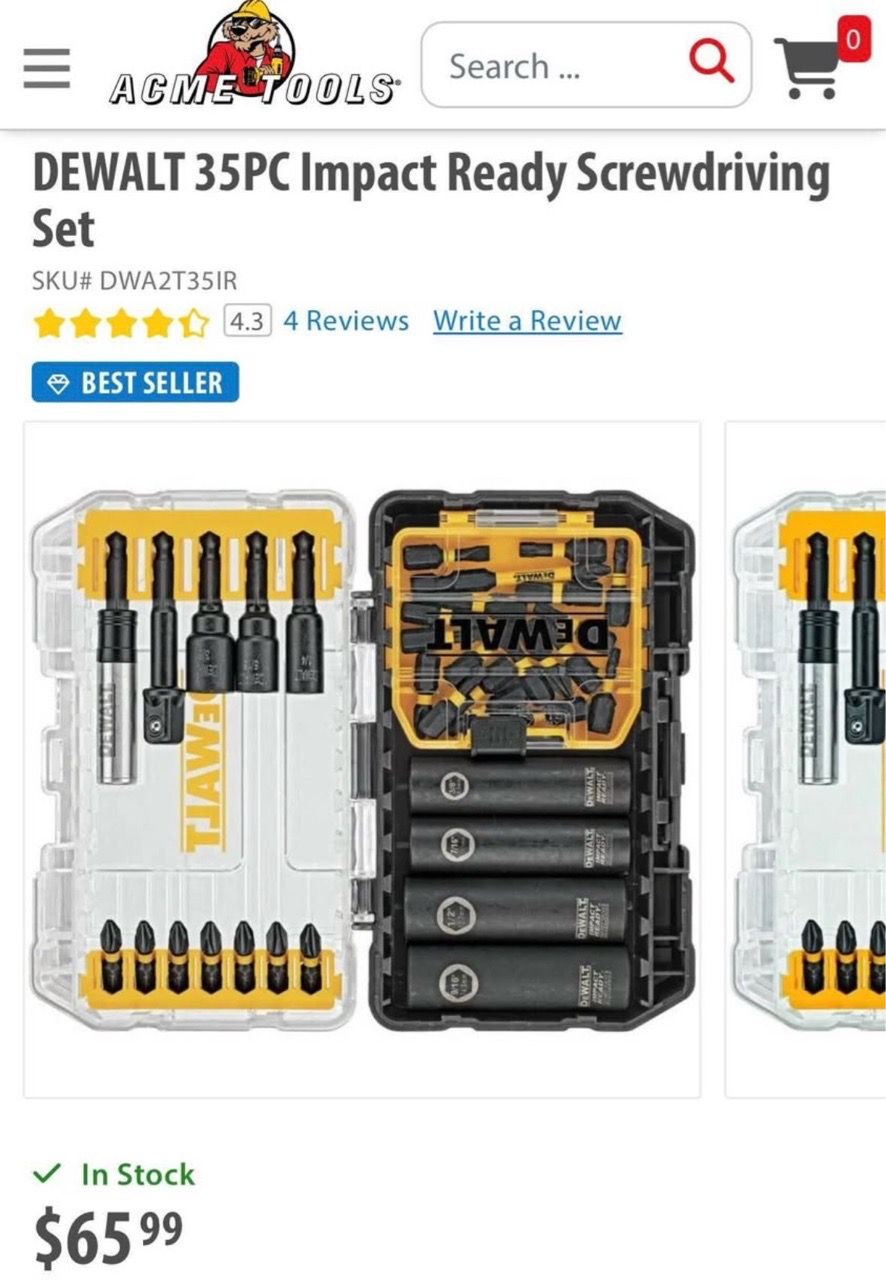 DEWALT FLEX TORQ 35-Piece Screwdriving Bit Set - photo 4