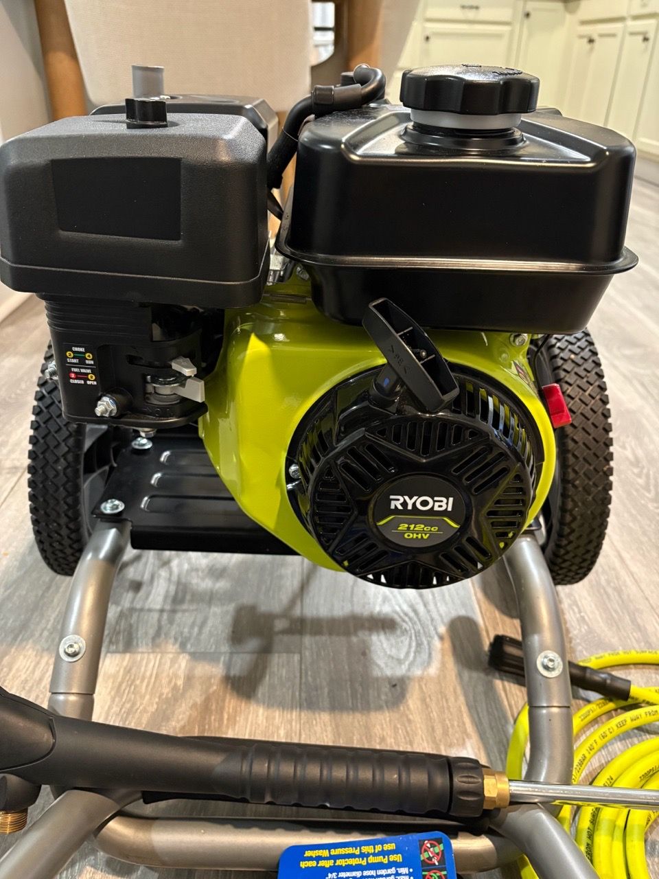 Ryobi 212cc OHV Gas Pressure Washer