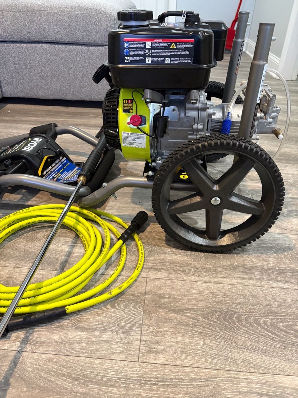 Ryobi 212cc OHV Gas Pressure Washer - photo 2