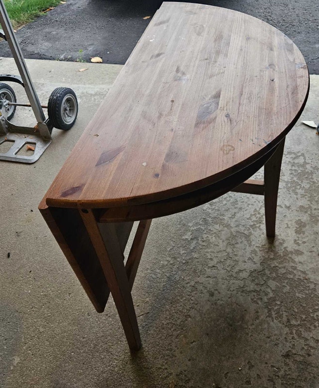 IKEA Drop-Leaf Dining Table - photo 4