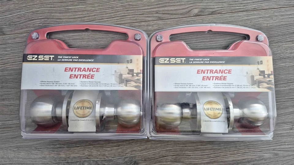 EZSET Entrance Door Knobs
