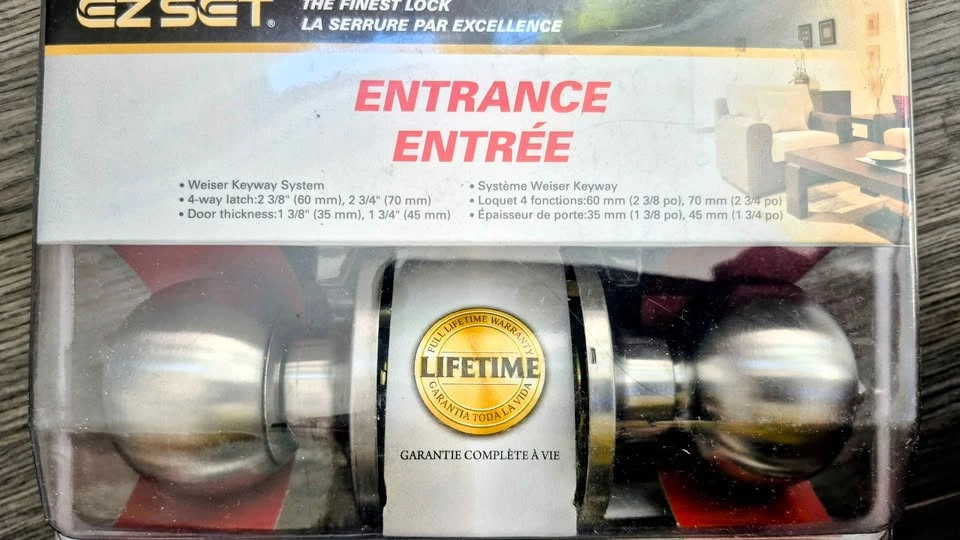 EZSET Entrance Door Knobs - photo 3