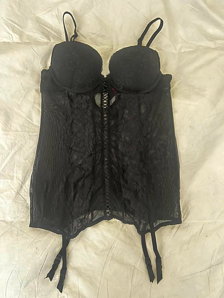 La Senza Black Lace Bustier