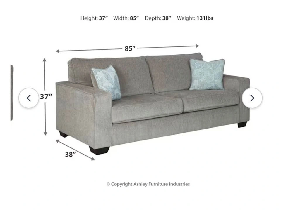 Great Condition Sofa & Loveseat Set – Grey - photo 5