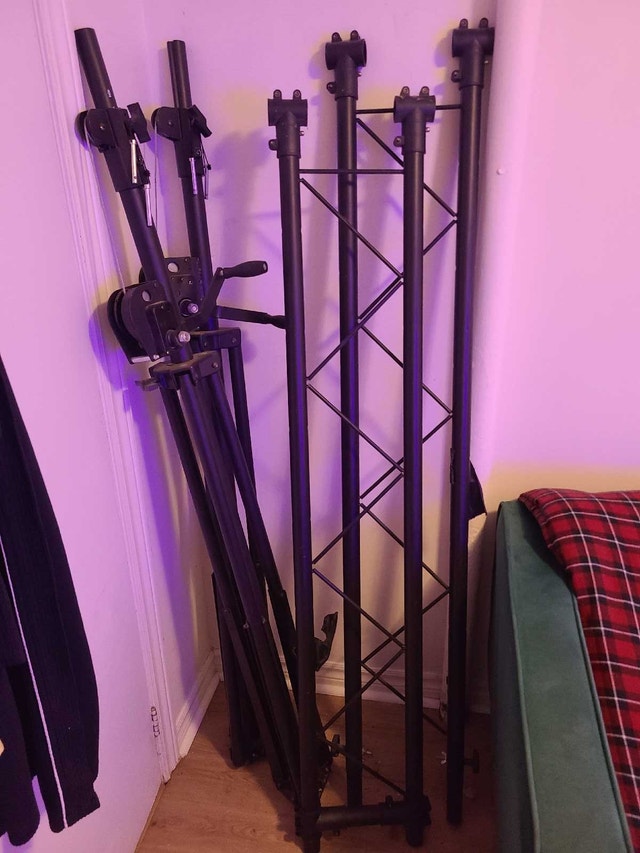 DJ Lighting Truss with Crank Stands